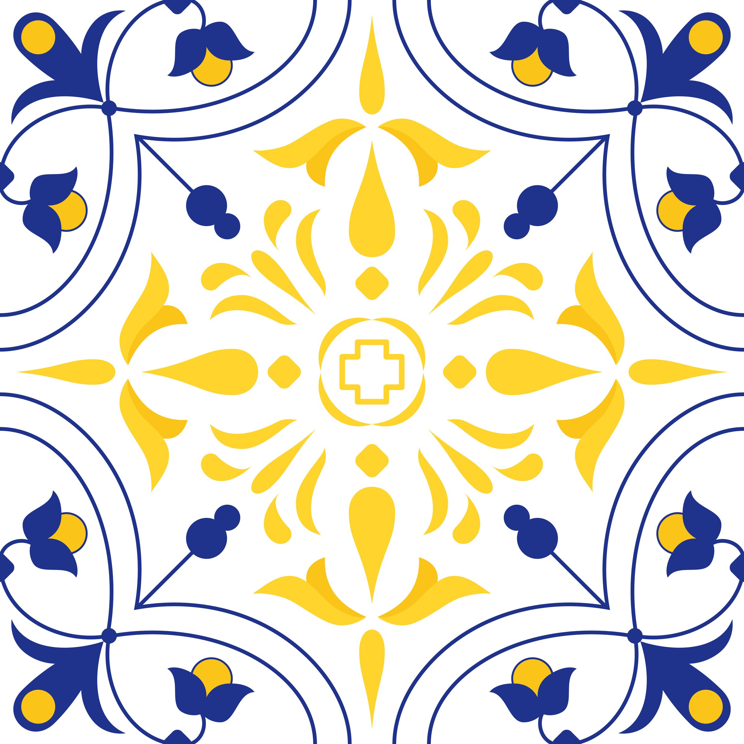 Delicate Portuguese Tile Pattern